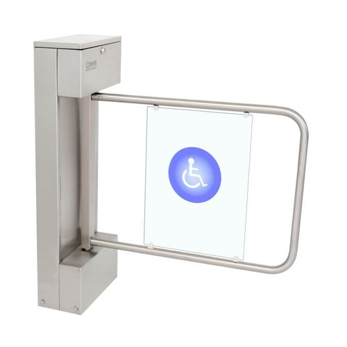 Турникет средняя высота - OVT 122 MG - Oskar Turnstiles System - для автоматического контроля доступа / из нержавеющей стали / для общественных учреждений