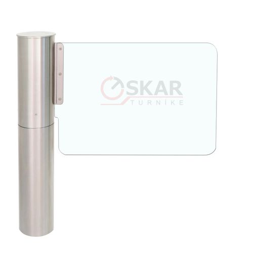 Турникет средняя высота - OVT 121 MS - Oskar Turnstiles System - для автоматического контроля доступа / из нержавеющей стали / для общественных учреждений