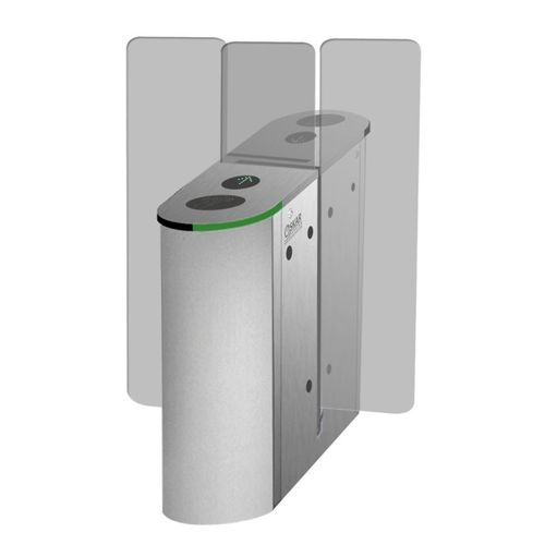 Турникет средняя высота - HCT 1600 D - Oskar Turnstiles System - для автоматического контроля доступа / из нержавеющей стали / для общественных учреждений