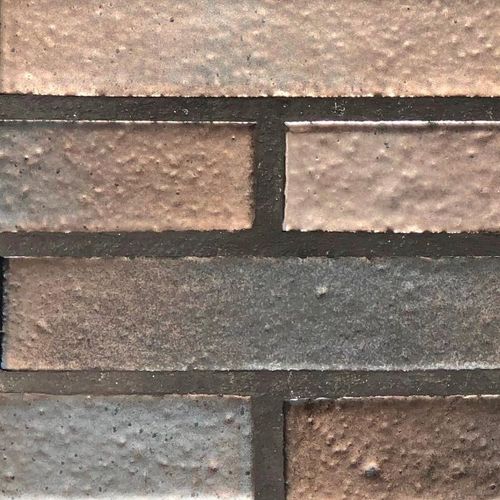 Кирпич для фасада - SILVER BLACK 3504-LO - SMOOTH - Klinker Covadonga - для каменной кладки / пустотелый / цветной