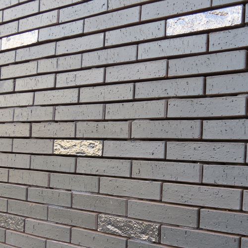 Кирпич для фасада - SILVER BLACK 3504-R30 - TEXTURED - Klinker Covadonga - для каменной кладки / пустотелый / цветной