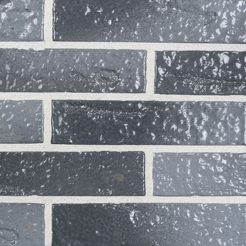 Кирпич для фасада - 3+5 R3O GREY MULTI - TEXTURED - Klinker Covadonga - для каменной кладки / полный / специальный