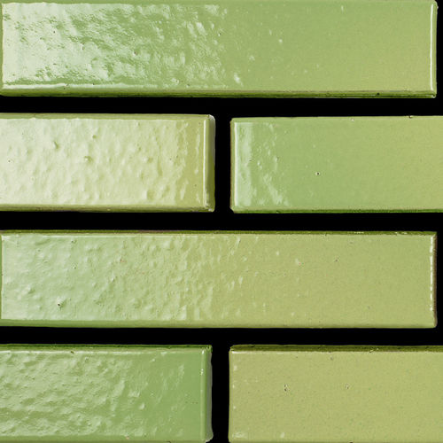 Кирпич для фасада - 3314+3315 L GREEN MULTI - SMOOTH - Klinker Covadonga - для каменной кладки / полный / специальный
