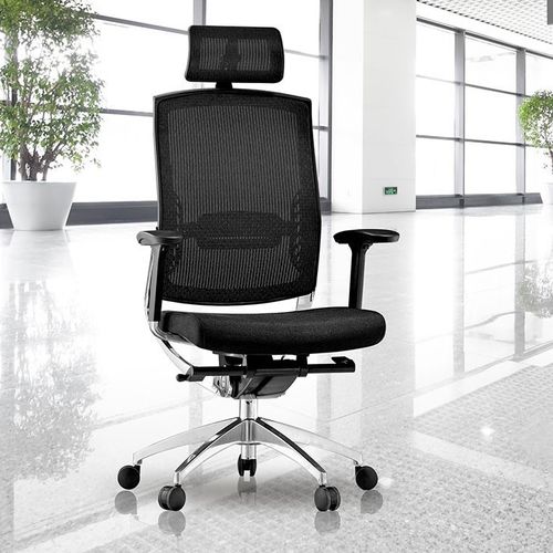 Современное директорское кресло - ABANT - Flekssit Office Furniture - из кожи / из сетки / из алюминия