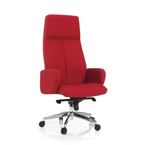 Современное директорское кресло - WINNER - Flekssit Office Furniture - из ткани / из алюминия / с подголовником