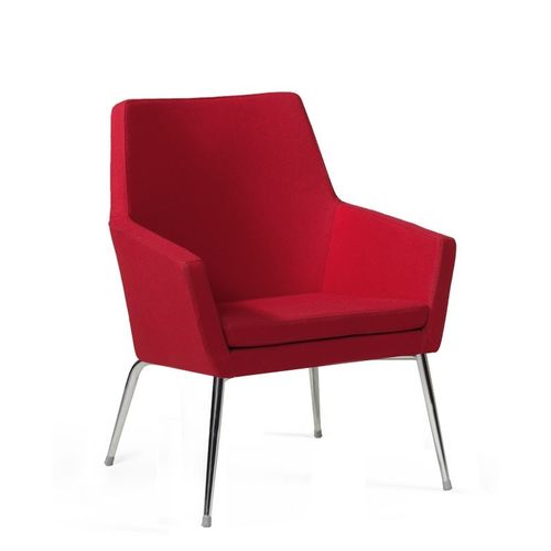 Современный стул для посетителей - ALIZE - Flekssit Office Furniture - для интерьера / из ткани / обитый
