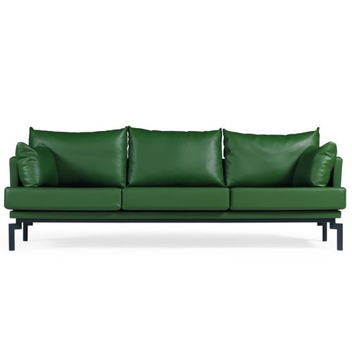 Современный диван - SEKI - Flekssit Office Furniture - из кожи / эргономичный / зеленый