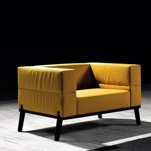 Современное кресло - MERRY - Flekssit Office Furniture - из ткани / из кожи / из дерева