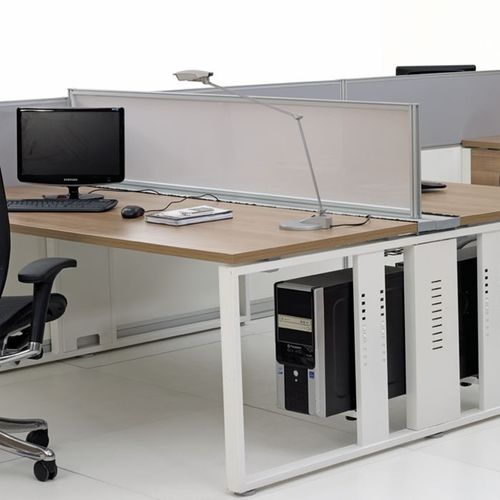 Напольная отделительная перегородка для офиса - LIGHTPAN - Flekssit Office Furniture - для рабочего стола / из ткани / из стали