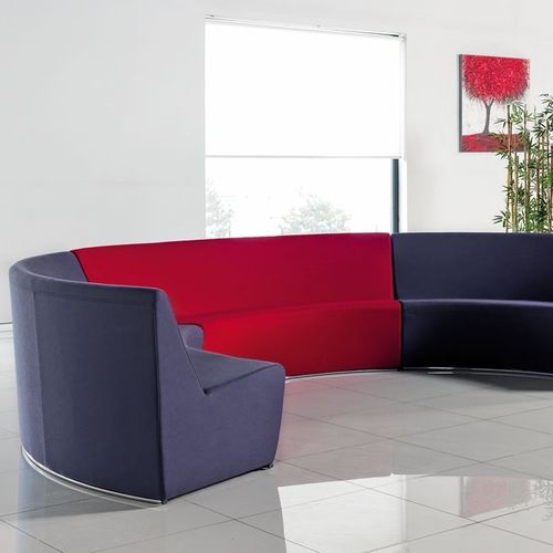 Современная банкетка - EYVAN - Flekssit Office Furniture - из ткани / из дерева / для профессионального использования