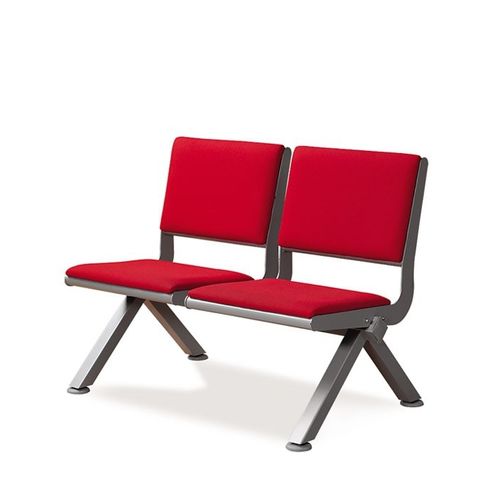 Сидения на опоре из стали - SITRIN - Flekssit Office Furniture - из ткани / 3 места / 2 места