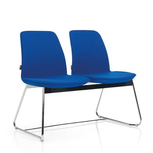 Сидения на опоре из ткани - SUDE - Flekssit Office Furniture - из полиуретана / 2 места / современное