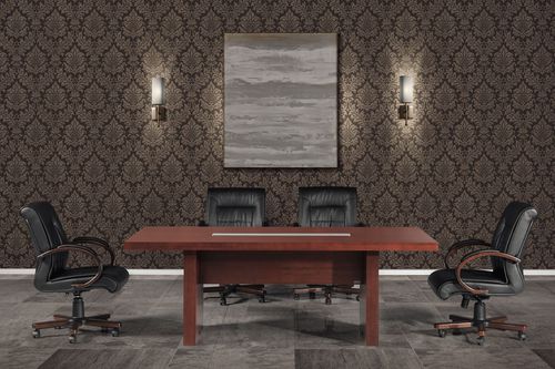 Современный стол для собраний - MAKLORA - Flekssit Office Furniture - из МДФ / с основанием из МДФ / прямоугольный
