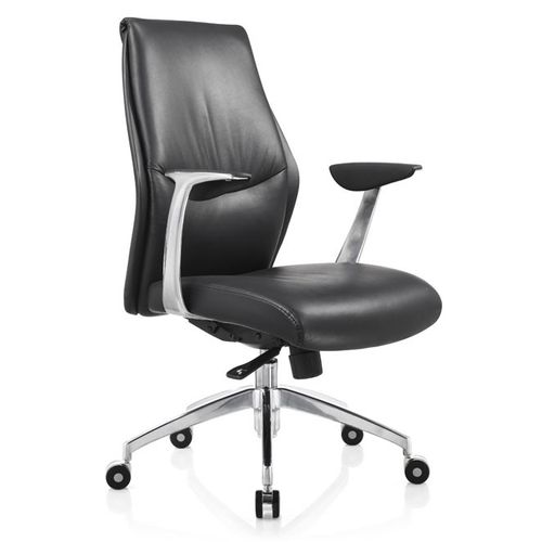 Современный стул для офиса - VILLA - Flekssit Office Furniture - для интерьера / из кожи / обитый