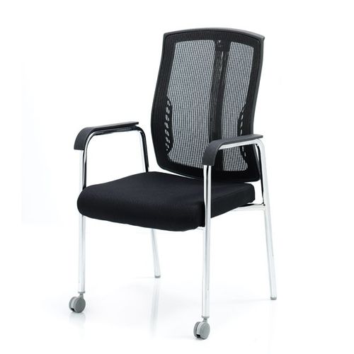Современный стул для посетителей - NETRIT - Flekssit Office Furniture - для интерьера / из сетки / из кожи