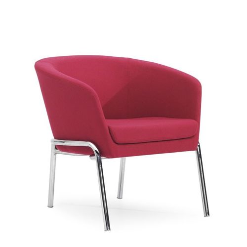 Современный стул для посетителей - ZAMBAK - Flekssit Office Furniture - для интерьера / из полиуретана / обитый
