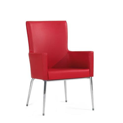 Современный стул для посетителей - CORAL - Flekssit Office Furniture - для интерьера / из стали / из полиуретана