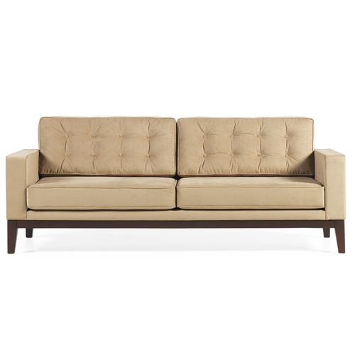Современный диван - SAFIR - Flekssit Office Furniture - из ткани / с подлокотниками / коричневый