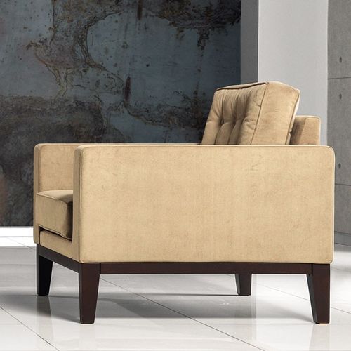 Современное кресло - SAFIR - Flekssit Office Furniture - из ткани / из металла / коричневое