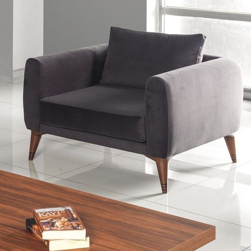 Современное кресло - ZÜMRÜT - Flekssit Office Furniture - из ткани / из дерева / серое