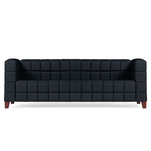 Современный диван - PIAZZA - Flekssit Office Furniture - из ткани / с подлокотниками / черный