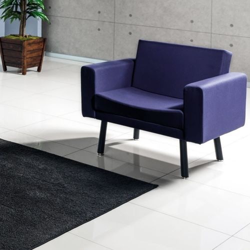 Современное кресло - TOLL - Flekssit Office Furniture - из ткани / из металла / синее