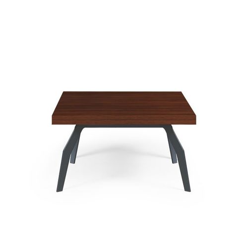 Современный журнальный столик - KSH 60 0600 - Flekssit Office Furniture - из меламина / с основанием из металла / прямоугольный