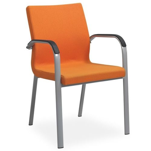 Современный стул для посетителей - TIRE - Flekssit Office Furniture - для интерьера / из пенополиуретана / обитый