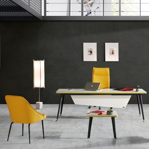 Директорский рабочий стол - CROSS - Flekssit Office Furniture - современный / из меламина / со встроенным ящиком