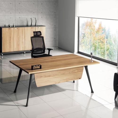 Директорский рабочий стол - I TOSS - Flekssit Office Furniture - современный / из меламина / со встроенным ящиком