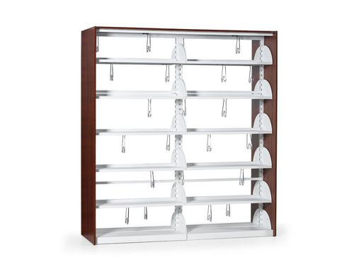 Высокий книжный шкаф - Flekssit Office Furniture - современный / из металла / из меламина