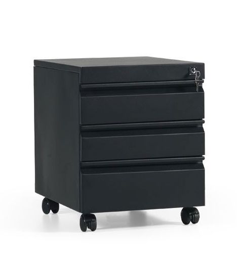 Тумба под письменный стол из листового металла - MKS2 - Flekssit Office Furniture - с 3 выдвижными ящиками / с 2 выдвижными ящиками / на роликах