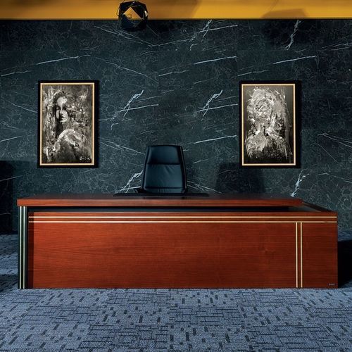 Директорский рабочий стол - GORDION - Flekssit Office Furniture - напольный / современный / из дерева