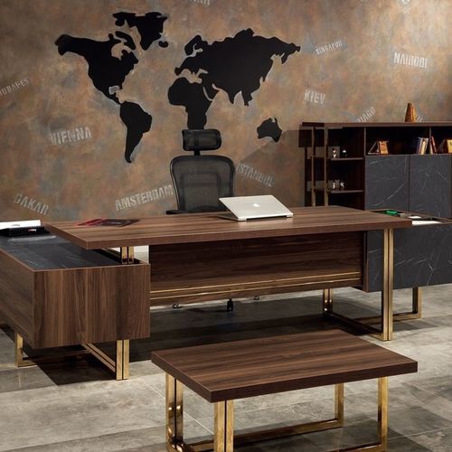 Напольный рабочий стол - GLOSSY - Flekssit Office Furniture - для 1 человека / современный / из металла