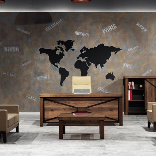 Директорский рабочий стол - LIDYA - Flekssit Office Furniture - напольный / для 1 человека / современный