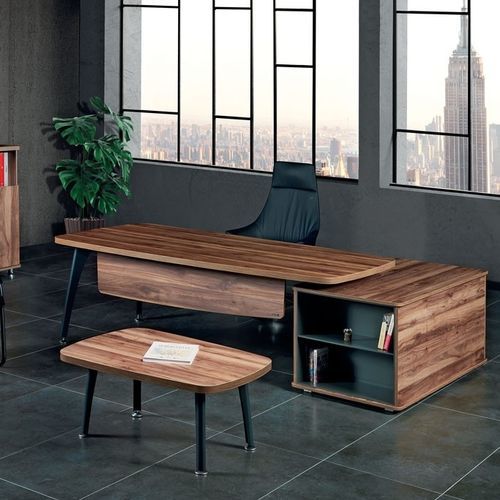 Рабочий стол для 1 человека - DÜDEN - Flekssit Office Furniture - современный / из дерева / коричневый