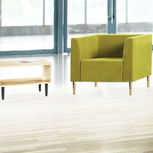 Современный диван - SHERATON - Flekssit Office Furniture - из стали / с подлокотниками / зеленый