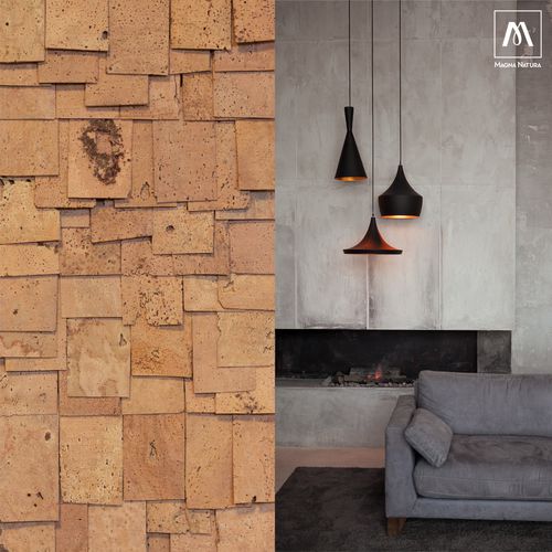 Покрытие для стен для внутреннего пространства - SCALES LIGHT - MAGNA NATURA | Cork Furniture - из пробкового дерева / естественная отделка / покрытое лаком