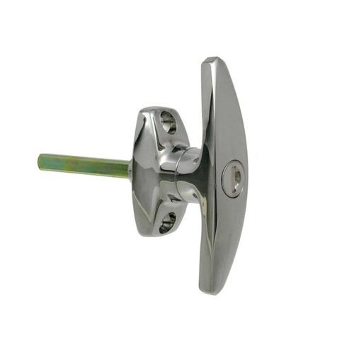 Механический врезной замок - 1638 T-Handle - Lowe & Fletcher - с ручкой / для двери / для окна