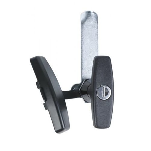 Механический врезной замок - C839 T-Handle - Lowe & Fletcher - с ручкой / для шкафа раздевалки / 1 точка запирания