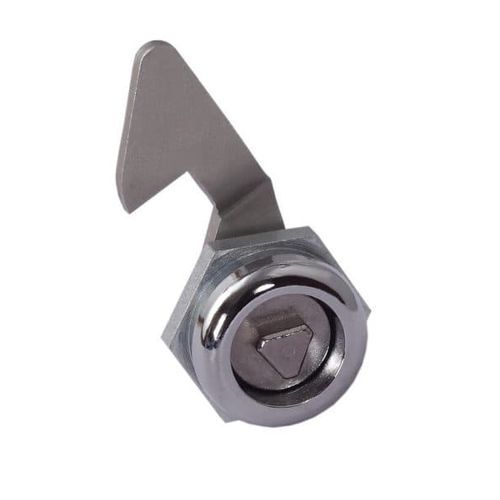 Механический врезной замок - C987 11.7mm - Lowe & Fletcher - кулачковый / для мебели / 1 точка запирания
