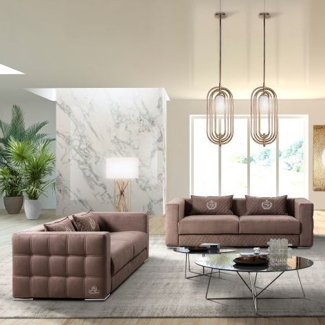 Современный диван - Brooklyn - DI MARCO INTERIOR SOFA - из ткани / с подлокотниками / с подушками