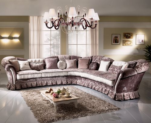 Угловой диван - Imperiale - DI MARCO INTERIOR SOFA - классический / из ткани / с подлокотниками