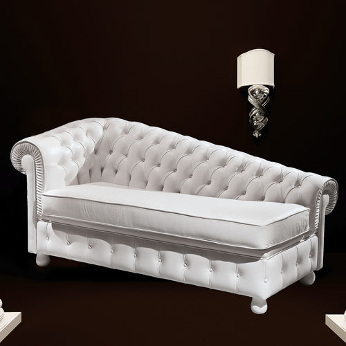 Классический полудиван - CHESTER  - DI MARCO INTERIOR SOFA - из ткани / из кожи / из дерева
