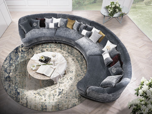 Модульный диван - Elisir  - DI MARCO INTERIOR SOFA - полукруглый / классический / из ткани