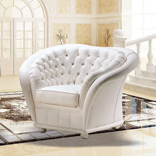 Классическое кресло - Versailles - DI MARCO INTERIOR SOFA - из кожи / ручной работы / Сделано в Италии