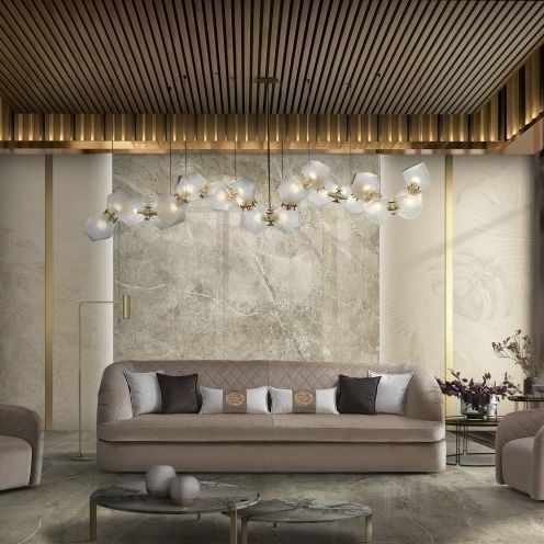 Современный диван - TOKYO - DI MARCO INTERIOR SOFA - из ткани / с подлокотниками / с подушками