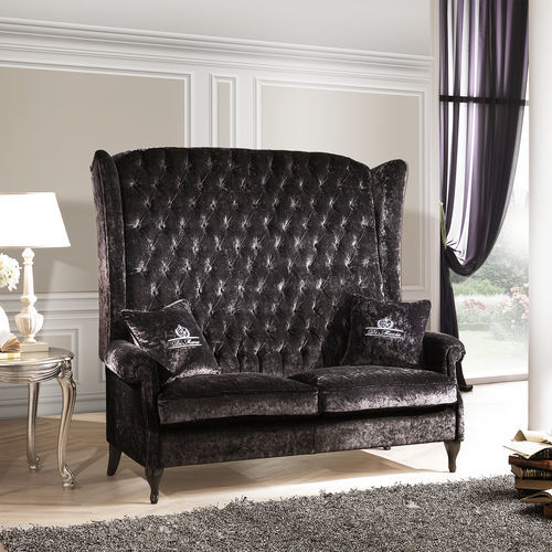 Классический диван - BERGER IMPERIALE - DI MARCO INTERIOR SOFA - из ткани / из кожи / с подлокотниками