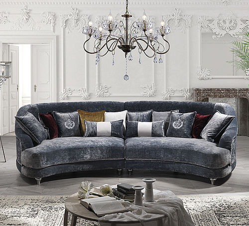 Полукруглый диван - Elisir - DI MARCO INTERIOR SOFA - модульный / современный / из ткани