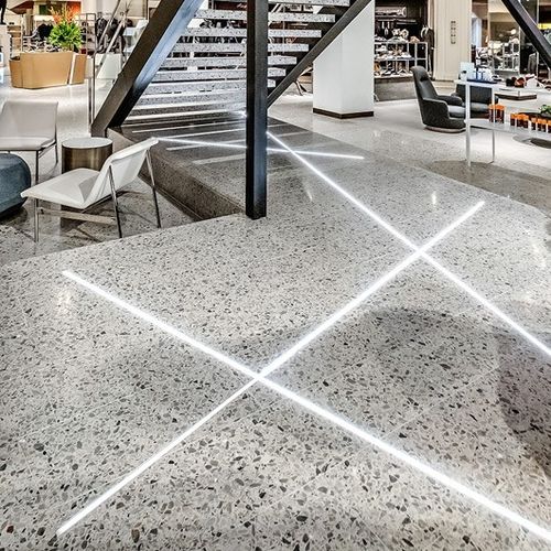 Напольный осветительный профиль - HR-ALU - Klus Design - LED / герметичный / для торговли